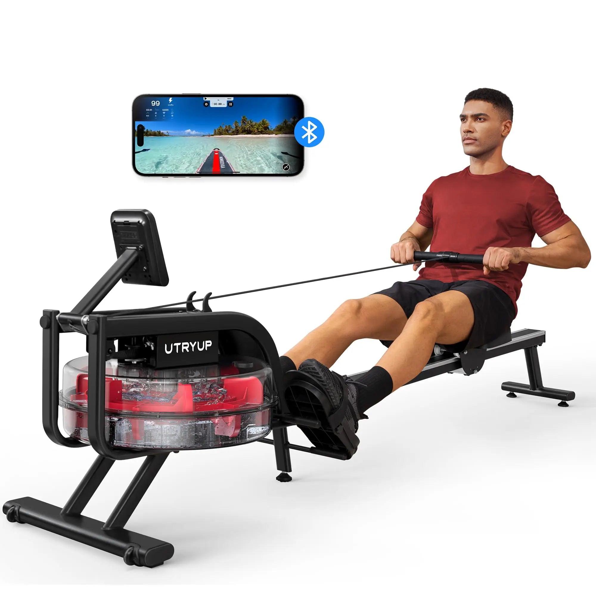 UTRYUP Magnetic Foldable Rowing Machine