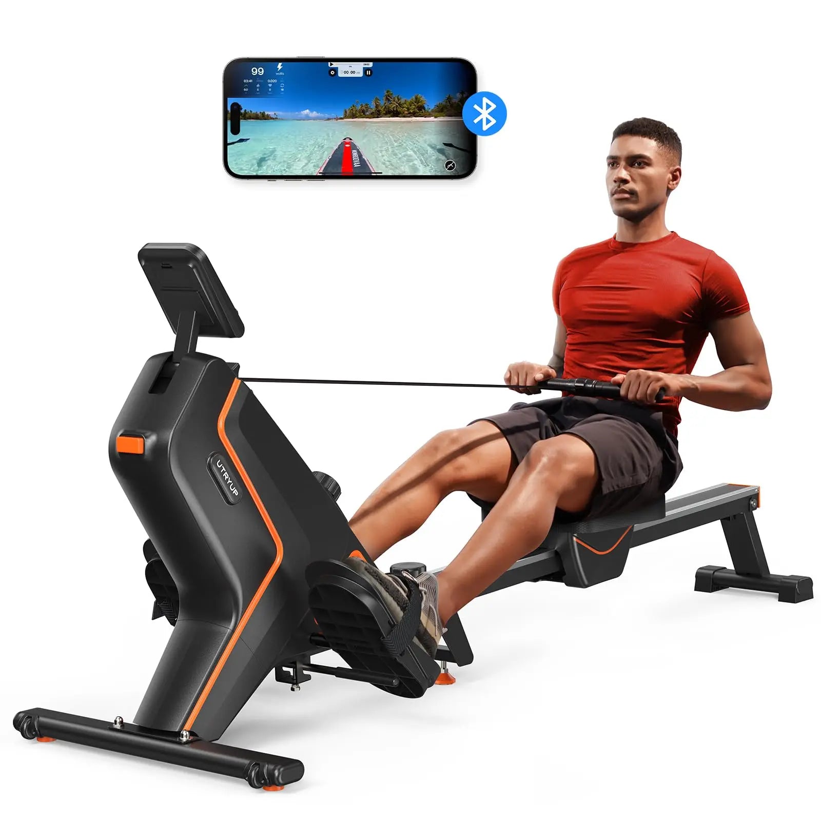 UTRYUP Magnetic Foldable Rowing Machine