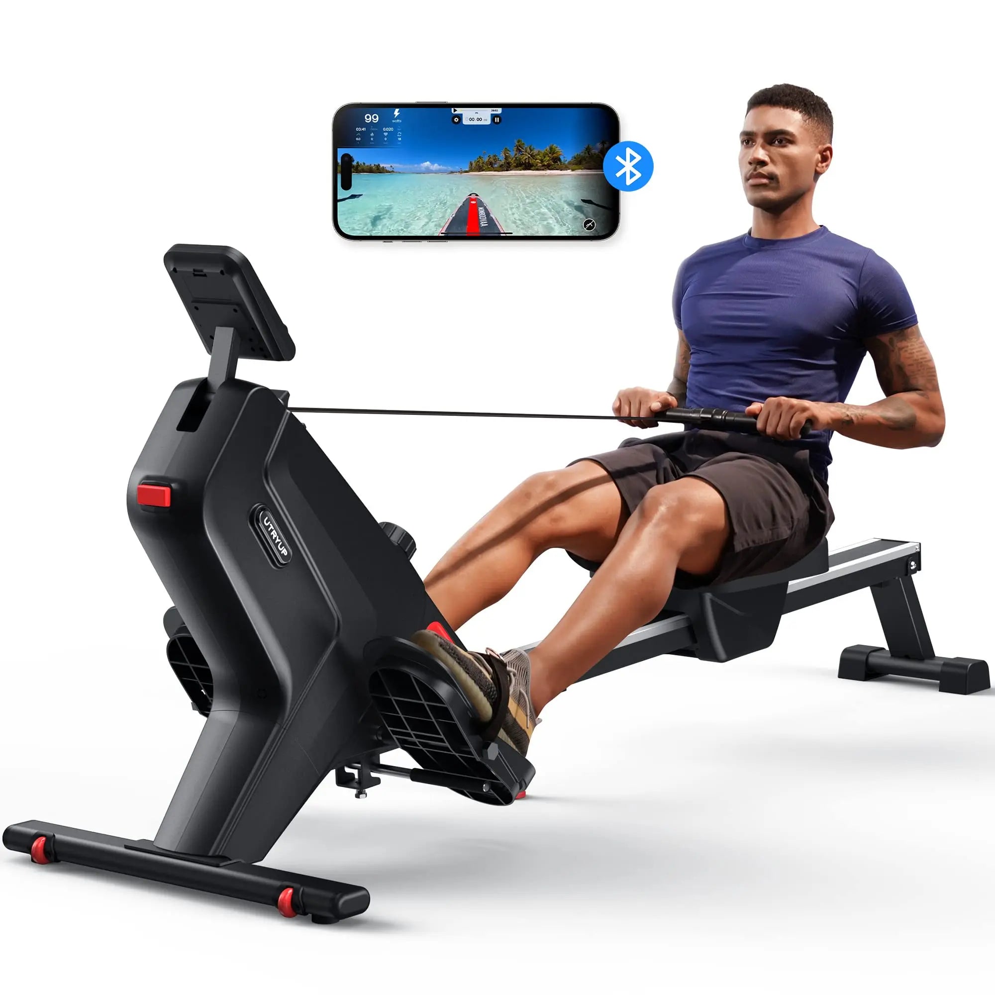 UTRYUP Magnetic Foldable Rowing Machine
