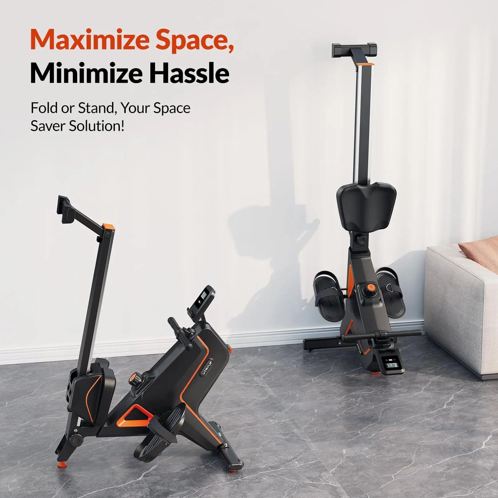 UTRYUP Magnetic Foldable Rowing Machine