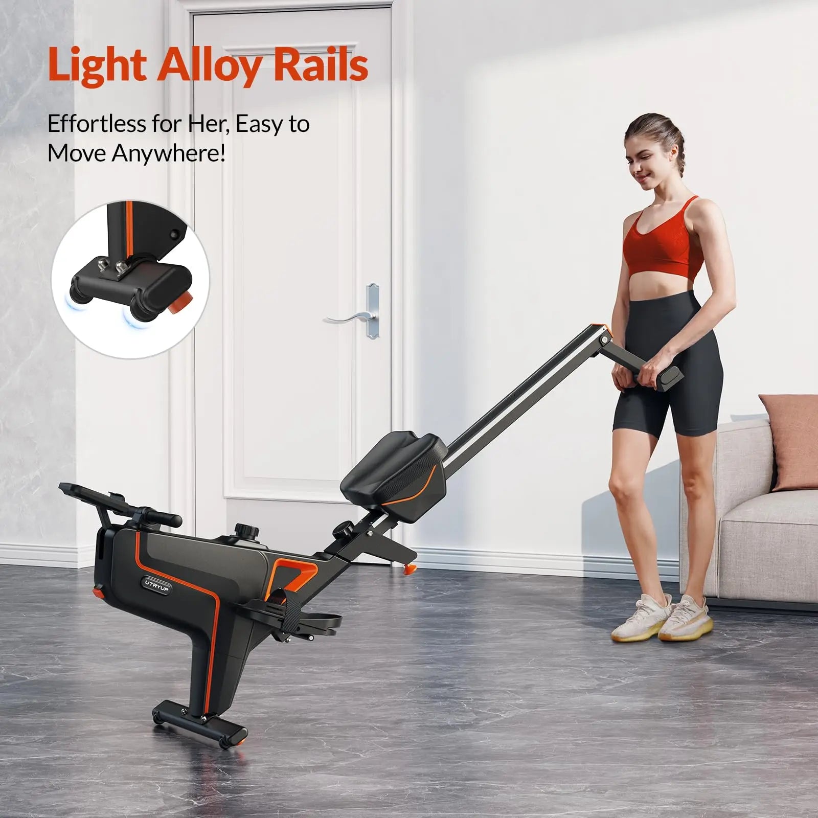 UTRYUP Magnetic Foldable Rowing Machine