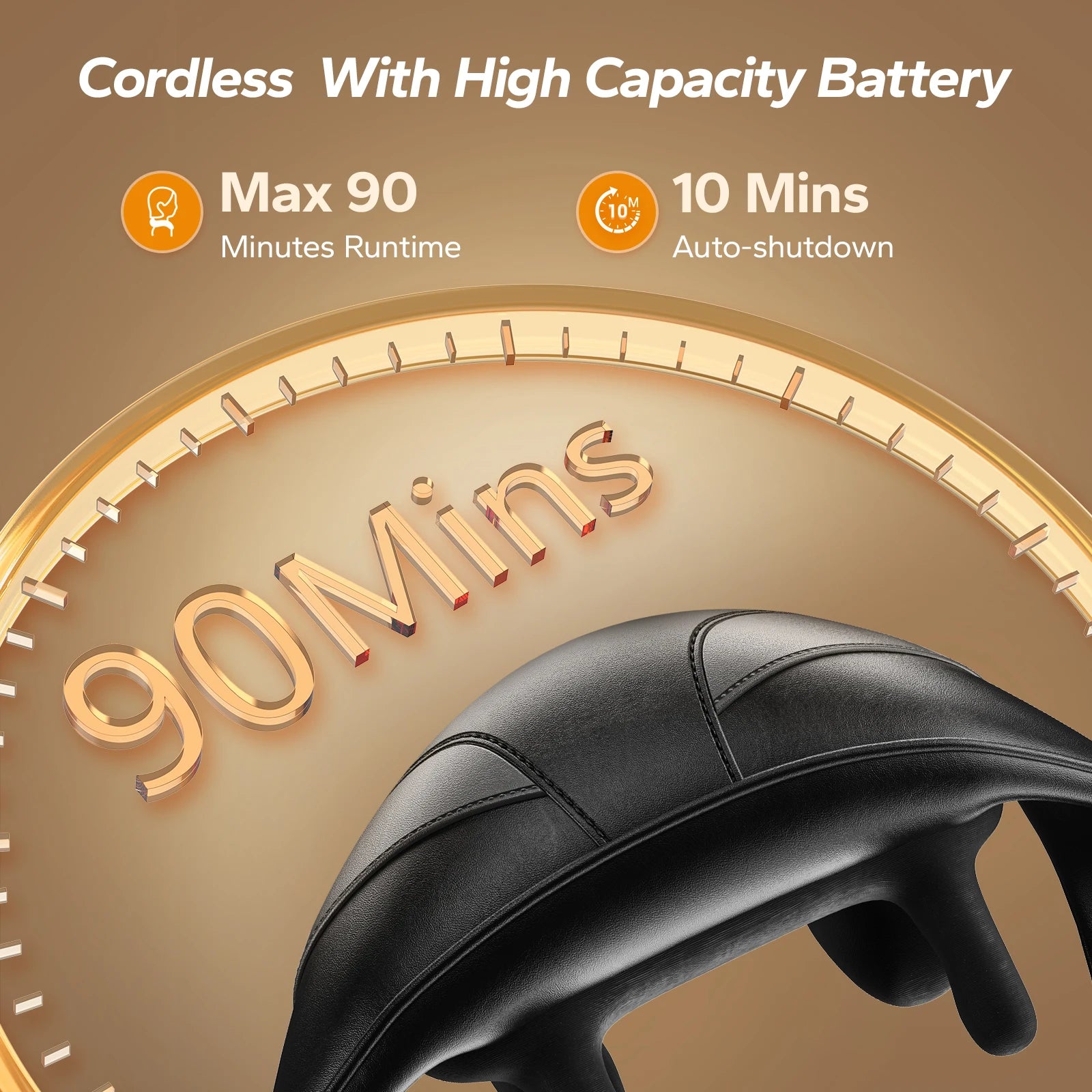 MERACH Cordless Shiatsu Neck Massager