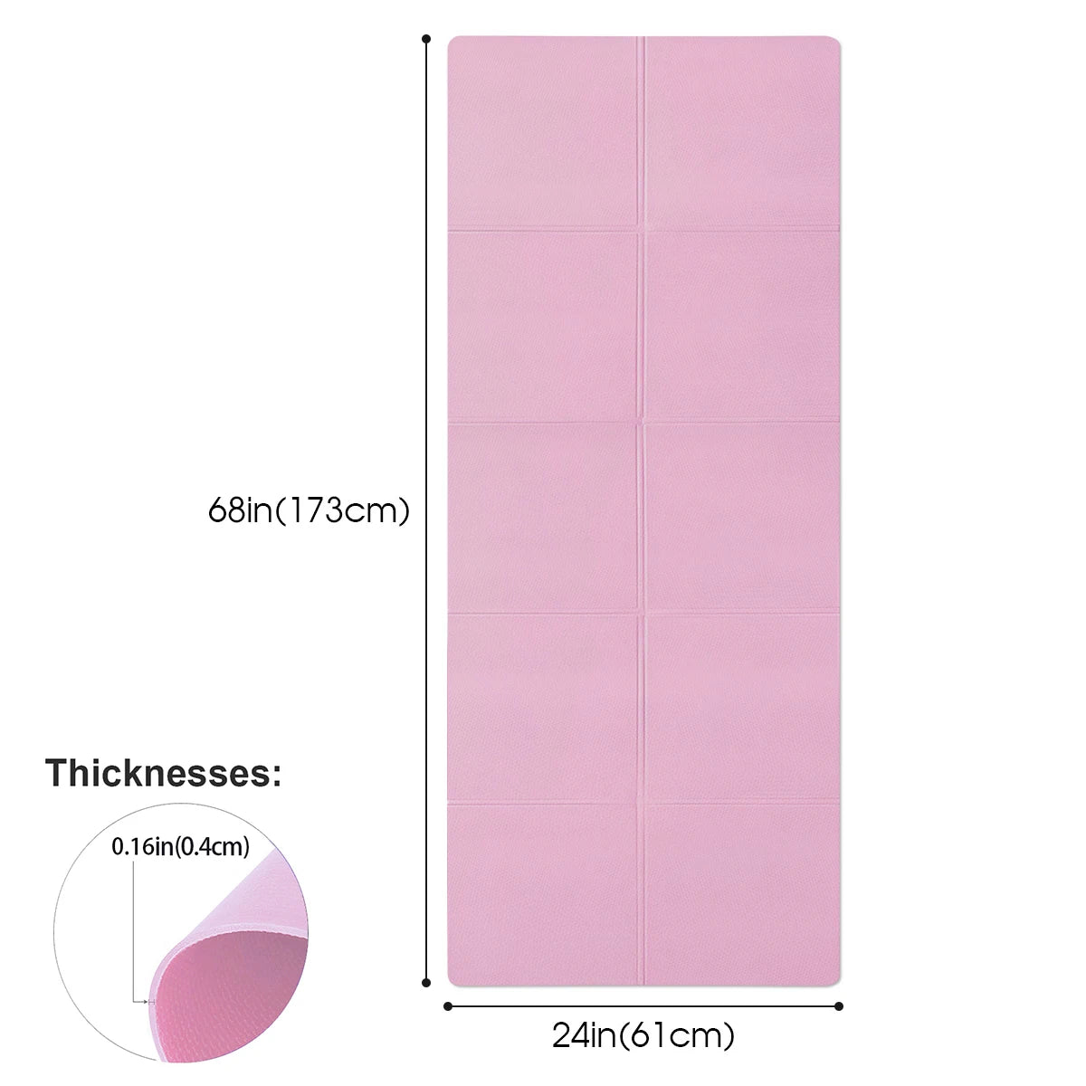 4mm Thick EVA Yoga Mat