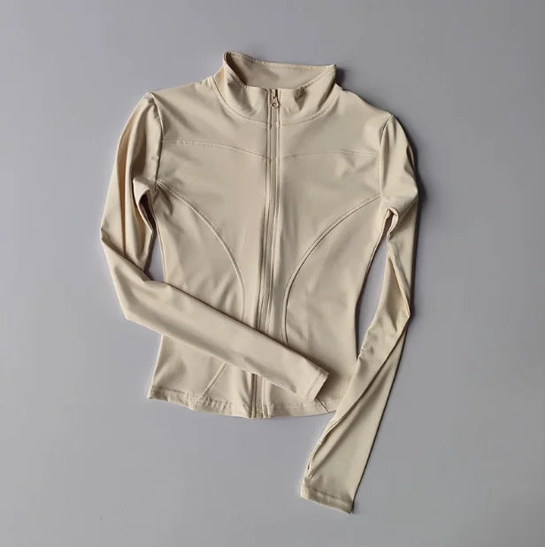 Women’s Slim Fit Long Sleeve Yoga Jacket