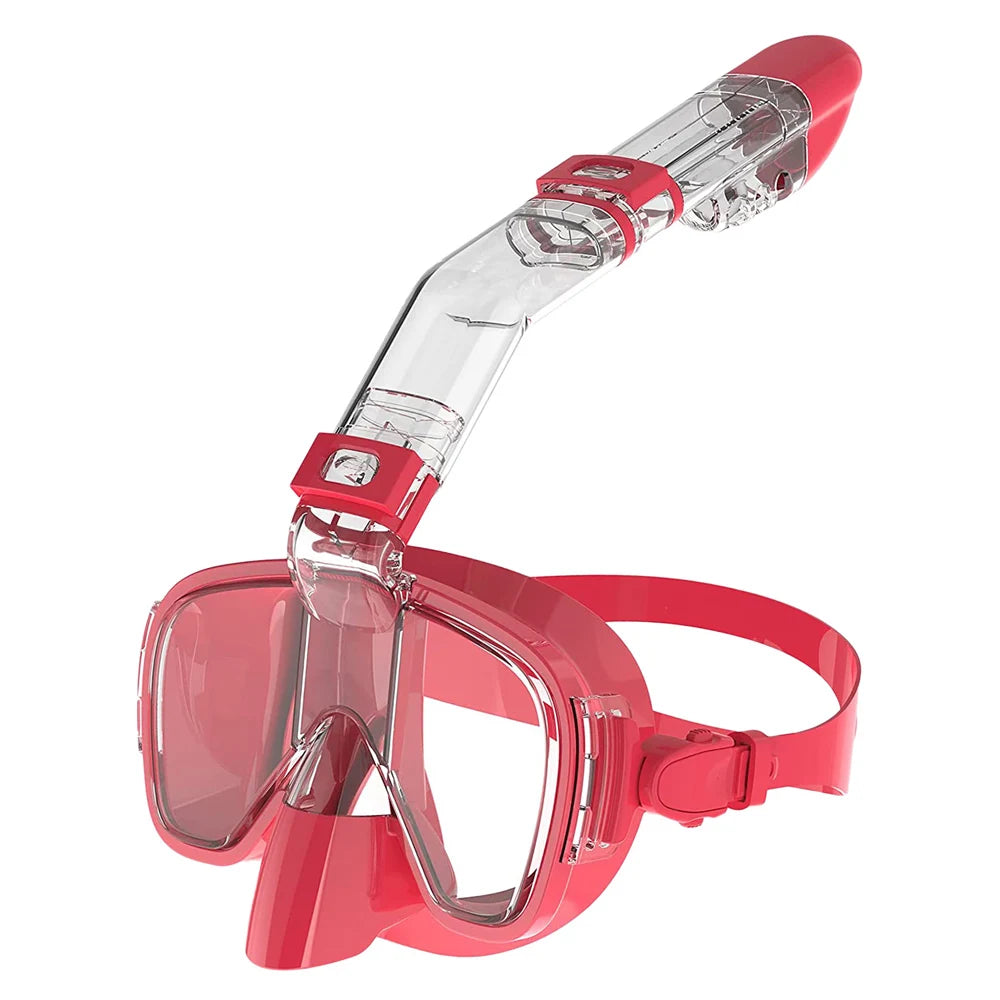 Underwater Snorkeling Half-Face Mask – Anti-Fog Swimming & Diving Mask