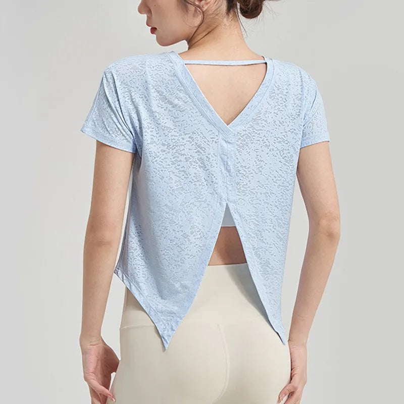 Women’s Quick-Dry Yoga T-Shirt