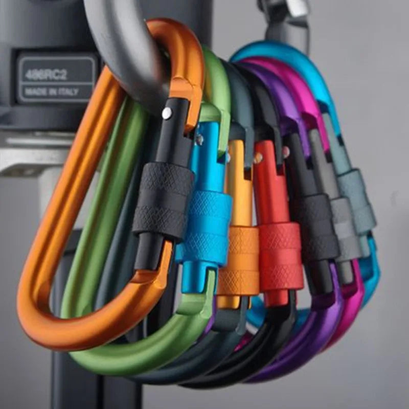 5PCS Aluminium Alloy Carabiner Clip Set