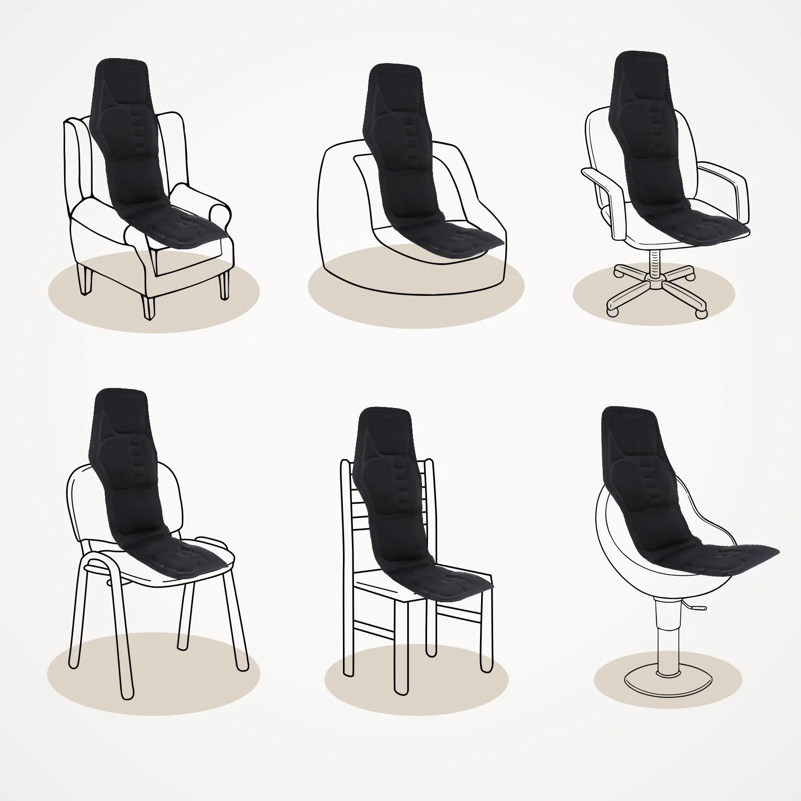Electric Infrared Massage Chair Cushion