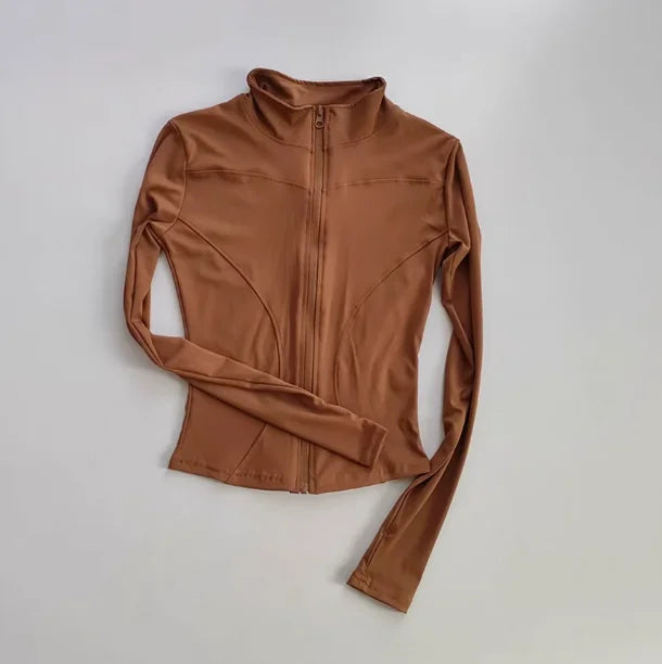 Women’s Slim Fit Long Sleeve Yoga Jacket