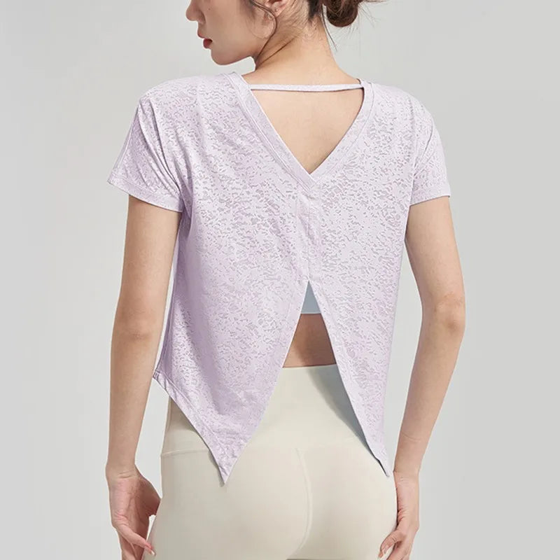 Women’s Quick-Dry Yoga T-Shirt