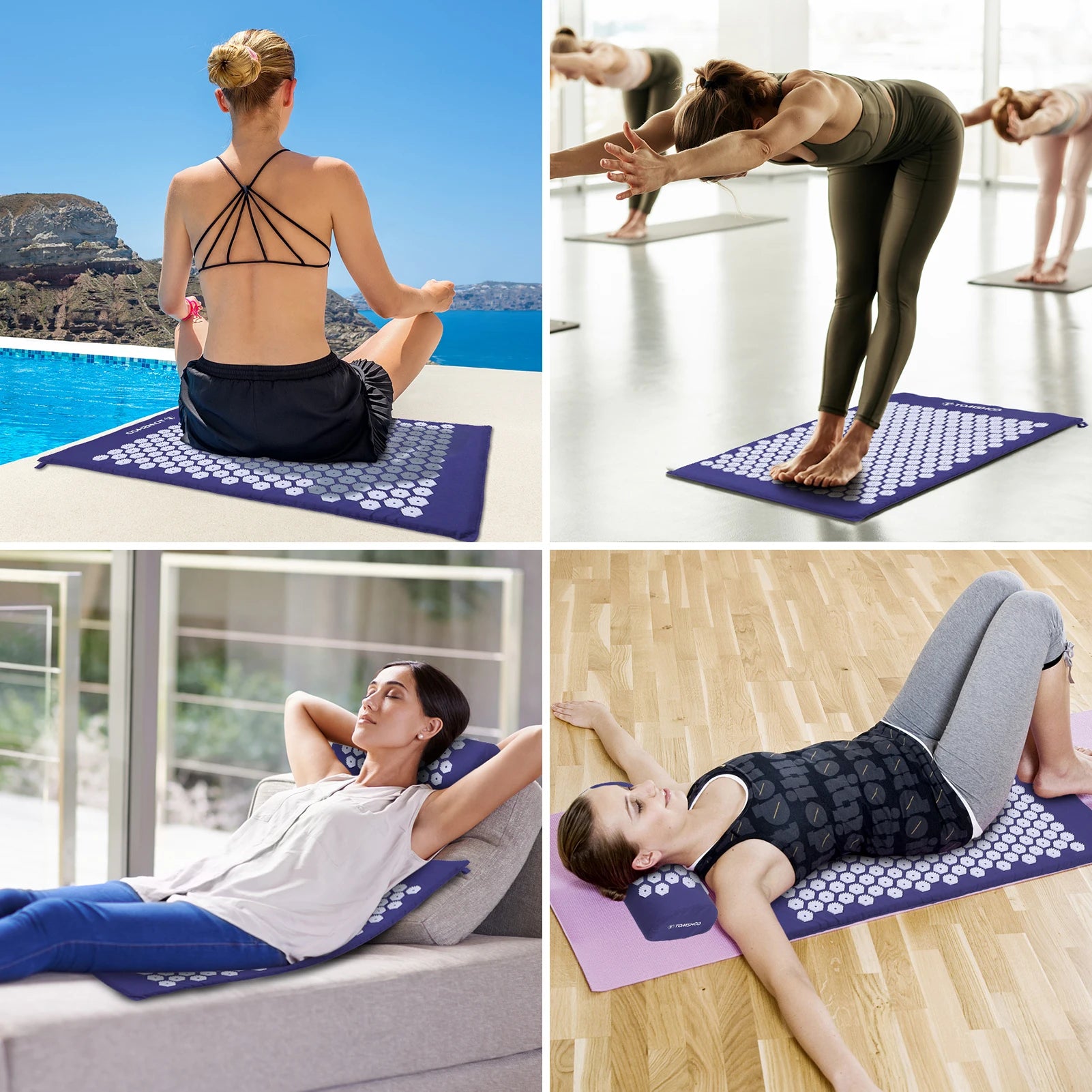 Acupressure Massage Mat & Pillow Set