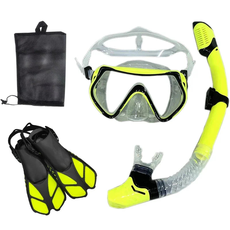 Snorkel Diving Mask & Goggles Set – Unisex Adult