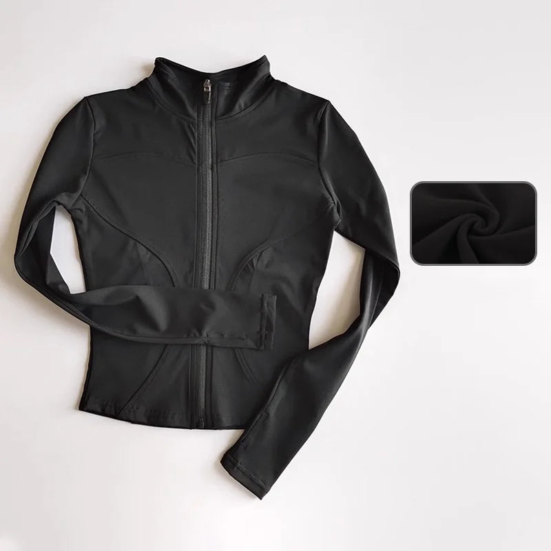 Women’s Slim Fit Long Sleeve Yoga Jacket