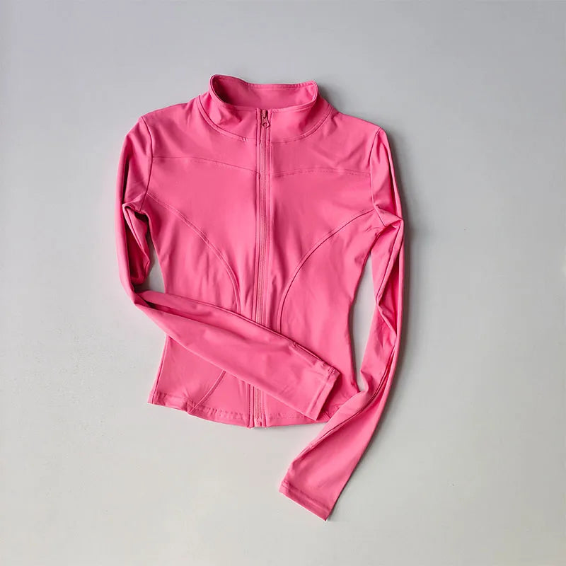 Women’s Slim Fit Long Sleeve Yoga Jacket