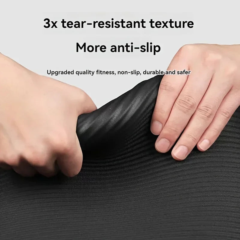 Thick Non-Slip Yoga Mat – Durable NBR Rubber