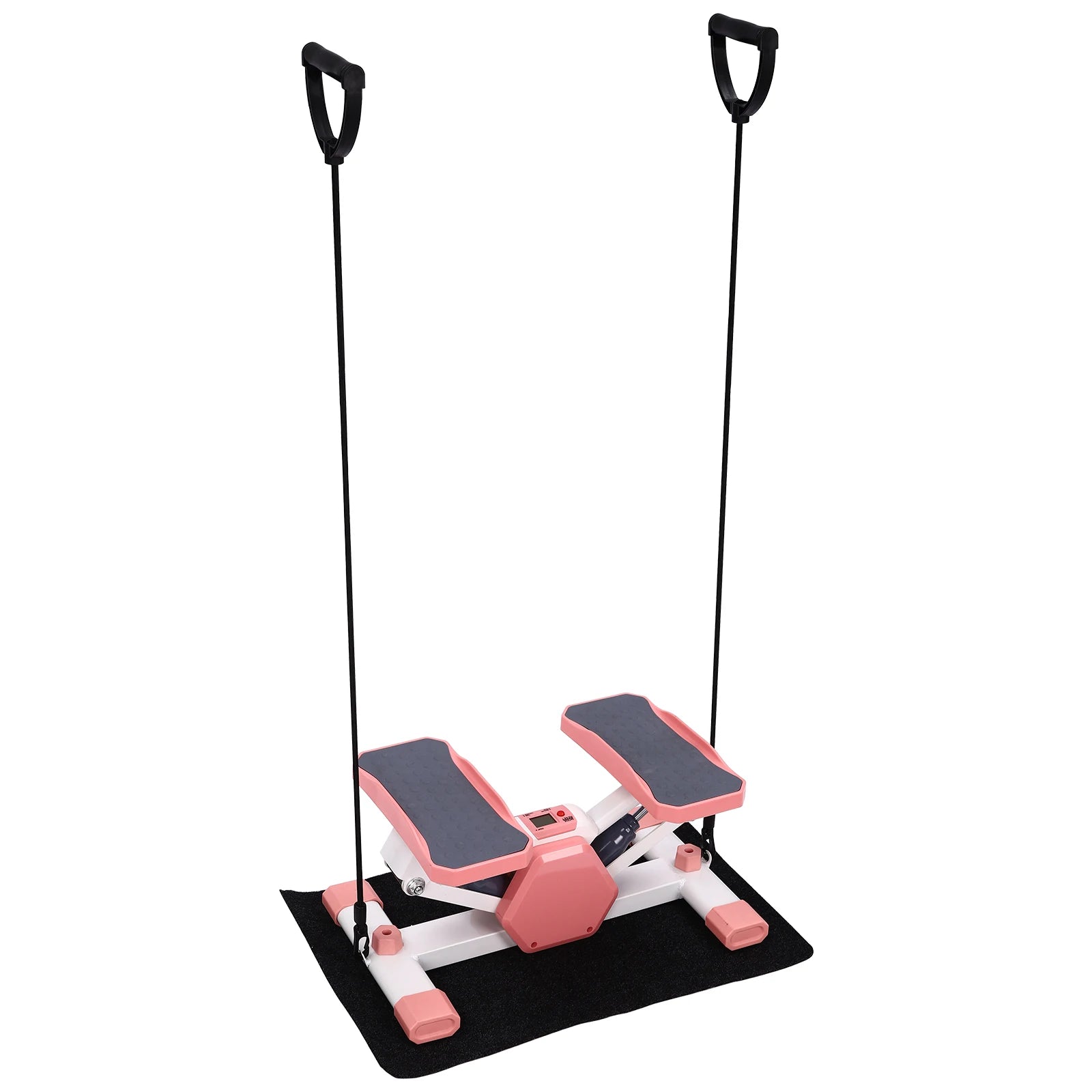 Step Fitness Machine with LCD & Resistance Bands