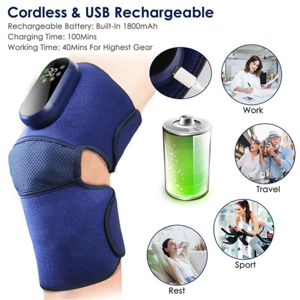 Cordless Heated Knee Massager Wrap