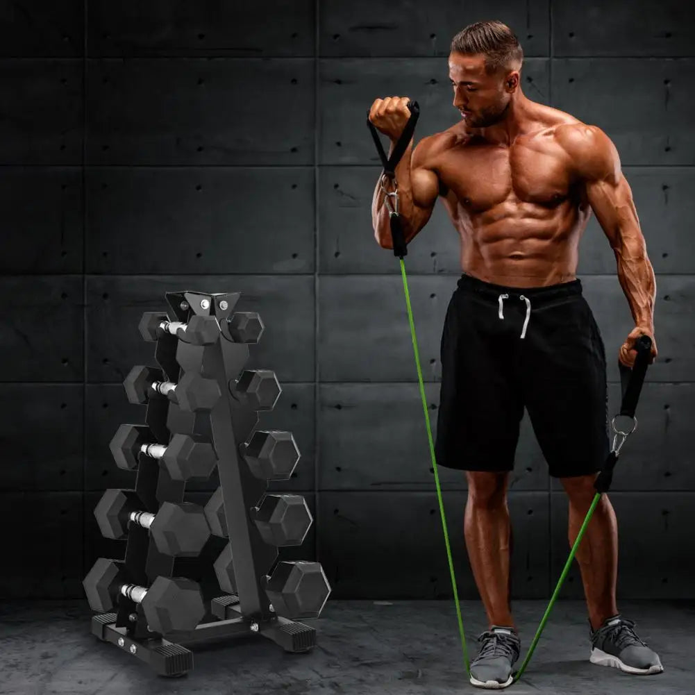 5-Tier Dumbbell Rack Storage Shelf