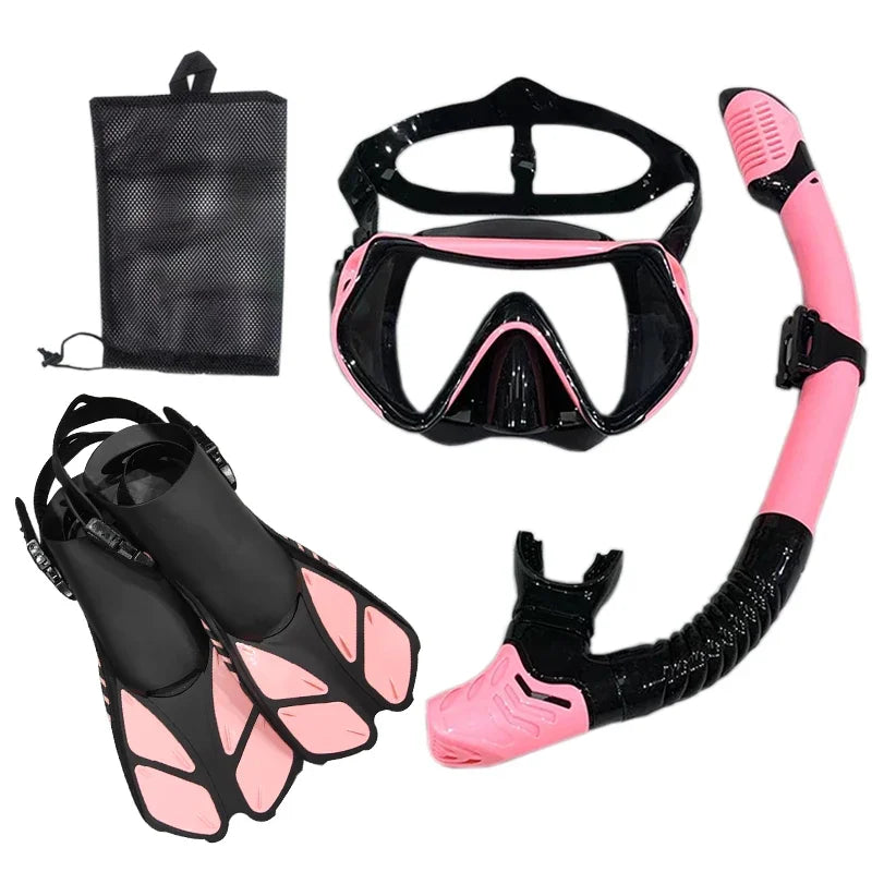 Snorkel Diving Mask & Goggles Set – Unisex Adult