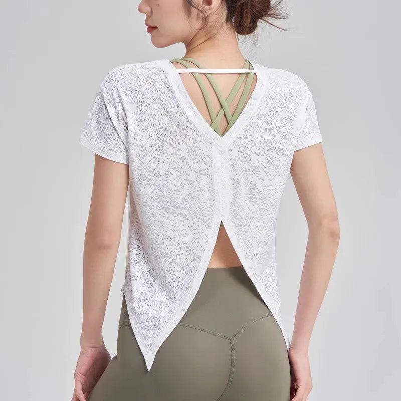 Women’s Quick-Dry Yoga T-Shirt