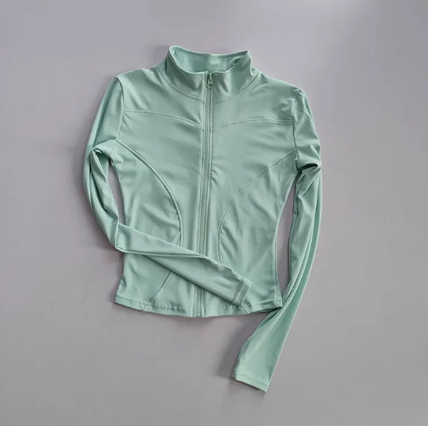 Women’s Slim Fit Long Sleeve Yoga Jacket