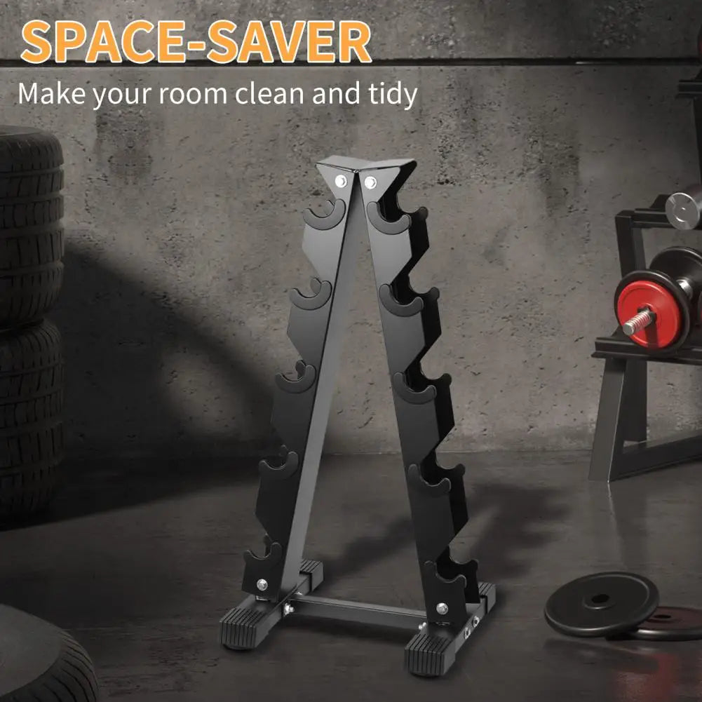 5-Tier Dumbbell Rack Storage Shelf