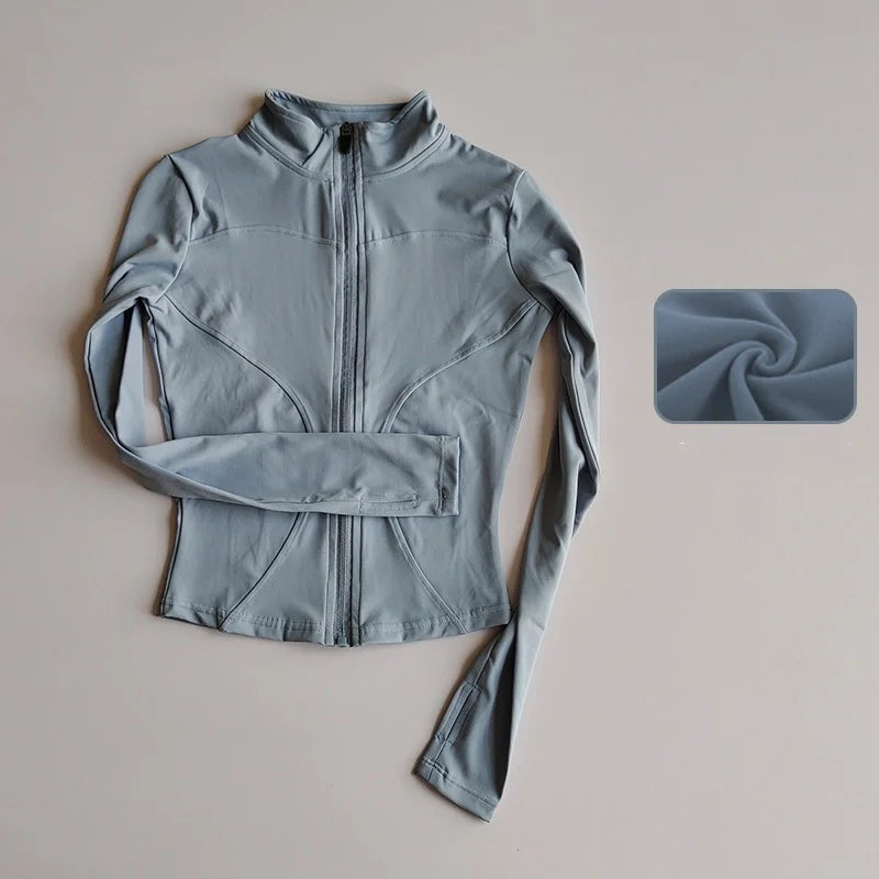 Women’s Slim Fit Long Sleeve Yoga Jacket