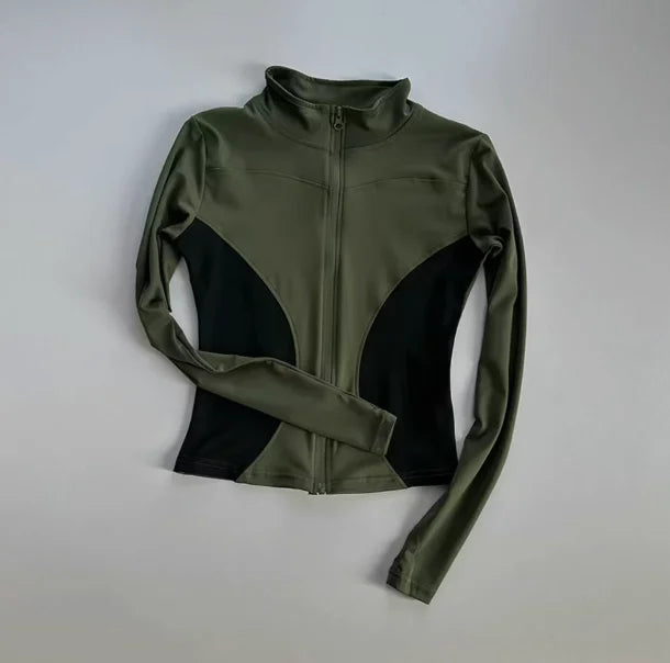 Women’s Slim Fit Long Sleeve Yoga Jacket