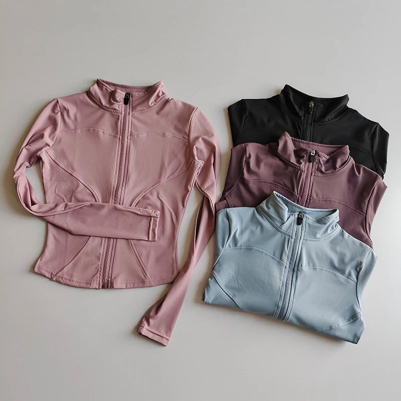 Women’s Slim Fit Long Sleeve Yoga Jacket