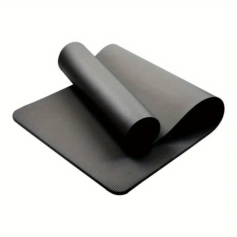 Thick Non-Slip Yoga Mat – Durable NBR Rubber