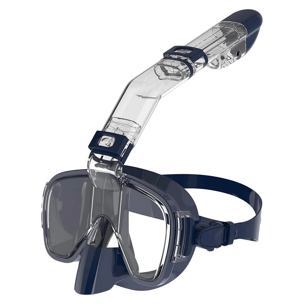 Underwater Snorkeling Half-Face Mask – Anti-Fog Swimming & Diving Mask
