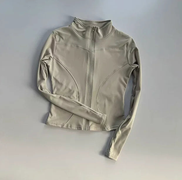 Women’s Slim Fit Long Sleeve Yoga Jacket