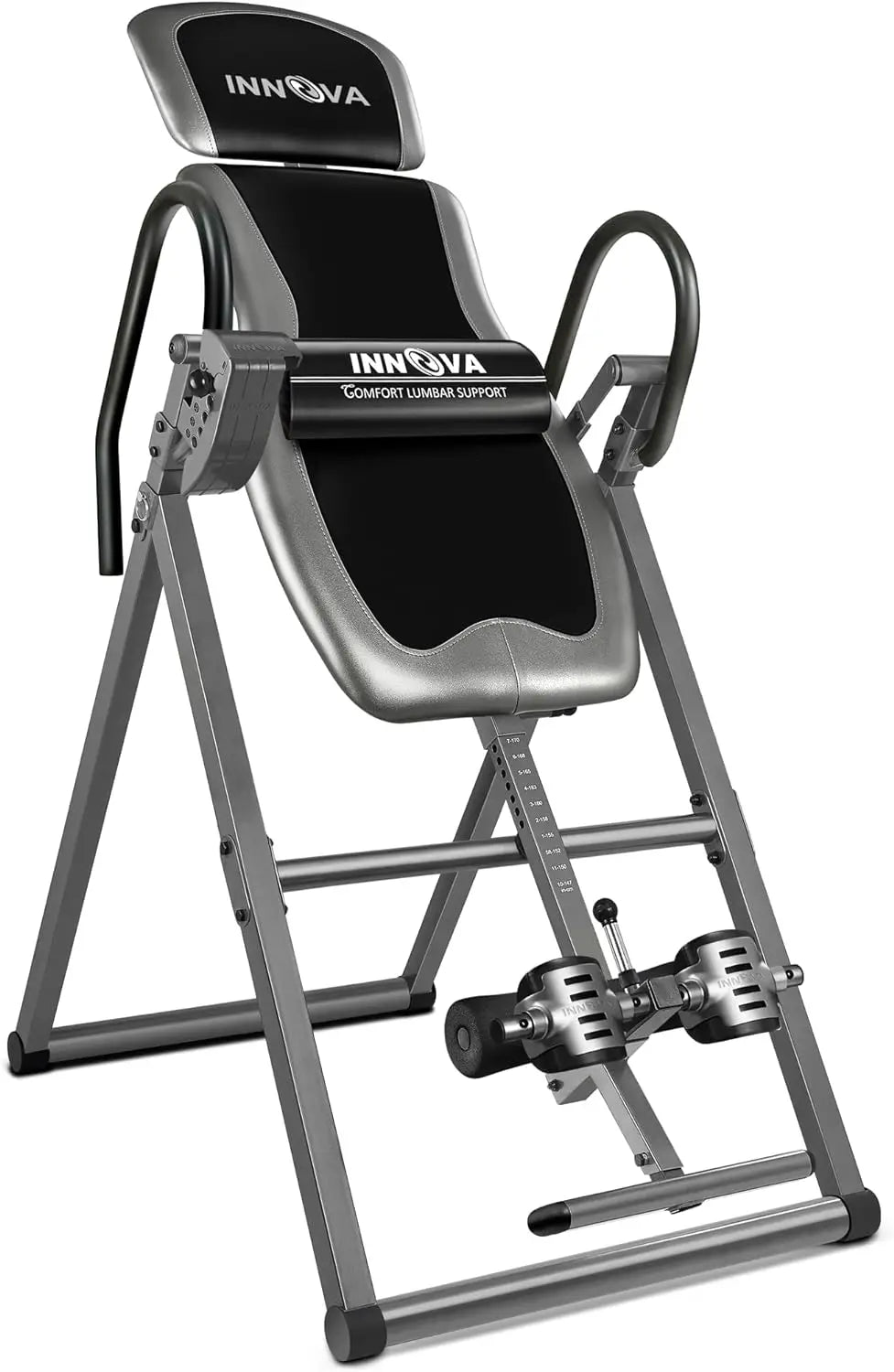 Inversion Table with Adjustable Headrest & Reversible Ankle Holders