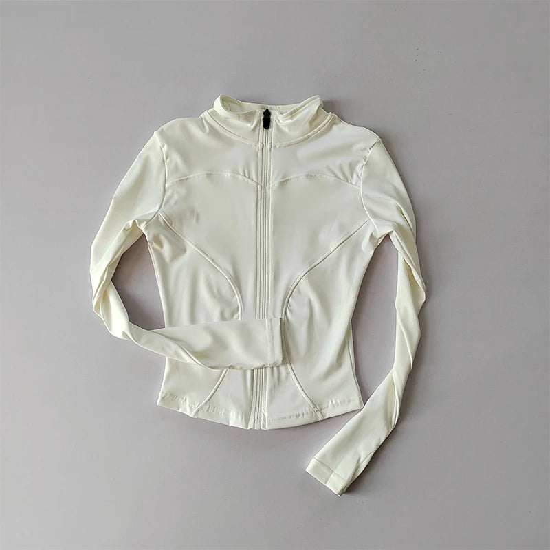 Women’s Slim Fit Long Sleeve Yoga Jacket