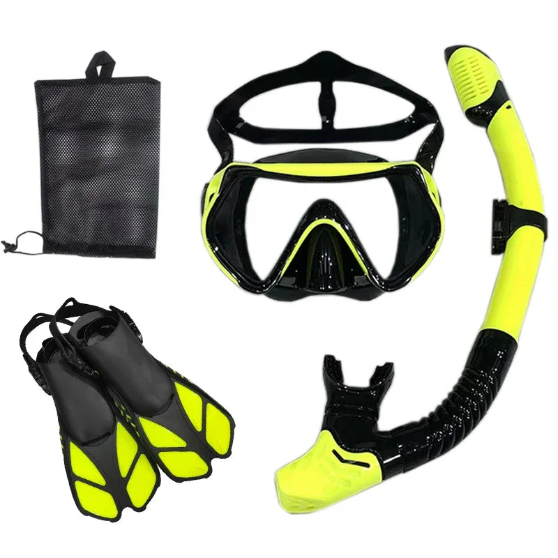 Snorkel Diving Mask & Goggles Set – Unisex Adult