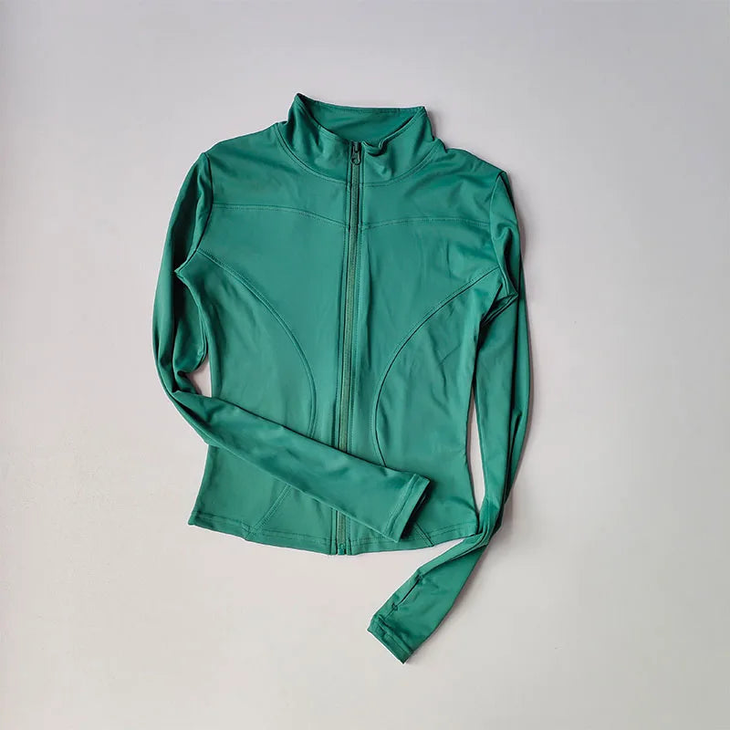 Women’s Slim Fit Long Sleeve Yoga Jacket