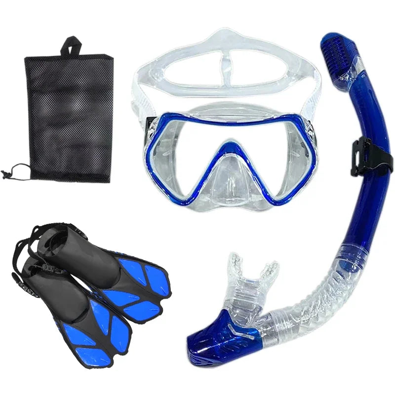 Snorkel Diving Mask & Goggles Set – Unisex Adult