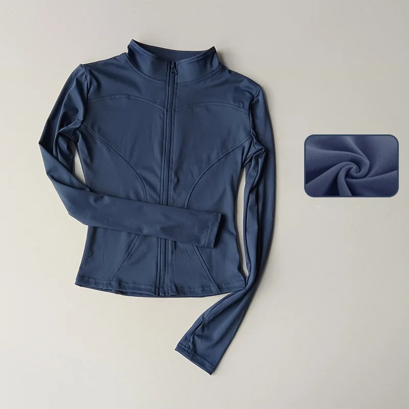 Women’s Slim Fit Long Sleeve Yoga Jacket