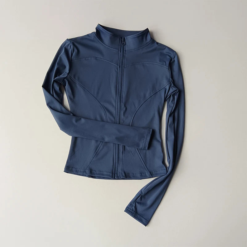 Women’s Slim Fit Long Sleeve Yoga Jacket