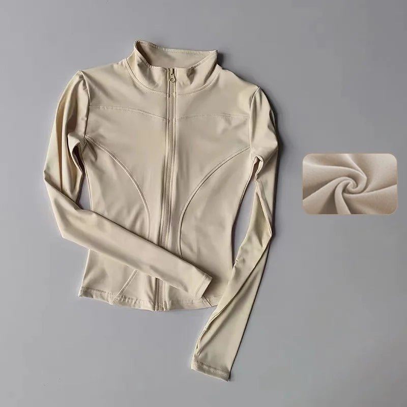 Women’s Slim Fit Long Sleeve Yoga Jacket